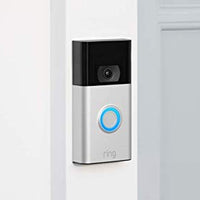 Ring Video Doorbell - 1080p HD video, improved motion detection, easy installation – Satin Nickel