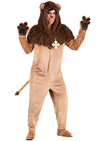 
              Fun Costumes Wizard of Oz Cowardly Lion Costume for Adults, Furry Lion Jumpsuit for Movie Cosplay, School Plays & Halloween Medium Brown
            