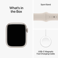 
              Apple Watch Series 9 [GPS 41mm] Smartwatch with Starlight Aluminum Case with Starlight Sport Band S/M. Fitness Tracker, ECG Apps, Always-On Retina Display, Water Resistant
            