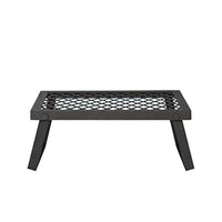 
              Amazon Basics Medium Portable Folding Camping Grill Grate - 18 x 12 x 7 Inches, Black Steel
            