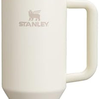 Stanley Quencher H2.0 FlowState Stainless Steel Vacuum Insulated Tumbler with Lid and Straw for Water, Iced Tea or Coffee, Smoothie and More, Cream 2.0, 40oz