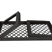 Amazon Basics Medium Portable Folding Camping Grill Grate - 18 x 12 x 7 Inches, Black Steel