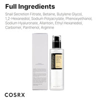 
              COSRX Snail Mucin 96% Power Repairing Essence 3.38 fl.oz 100ml, Hydrating Serum for Face with Snail Secretion Filtrate for Dull Skin & Fine Lines, Korean Skin Care
            