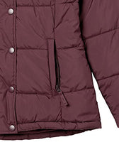 
              Amazon Essentials Women's Heavyweight Long-Sleeve Hooded Puffer Coat (Available in Plus Size), Burgundy, Large
            