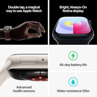 
              Apple Watch Series 9 [GPS 41mm] Smartwatch with Starlight Aluminum Case with Starlight Sport Band S/M. Fitness Tracker, ECG Apps, Always-On Retina Display, Water Resistant
            