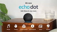 
              Amazon Echo Dot (5th Gen, 2022 release) | With bigger vibrant sound, helpful routines and Alexa | Charcoal
            