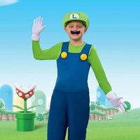 Disguise Nintendo Luigi Deluxe Boys' Costume,Green, L (10-12)