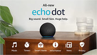 
              Amazon Echo Dot (5th Gen, 2022 release) | With bigger vibrant sound, helpful routines and Alexa | Charcoal
            