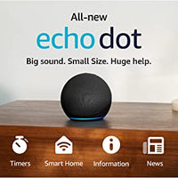 Amazon Echo Dot (5th Gen, 2022 release) | With bigger vibrant sound, helpful routines and Alexa | Charcoal