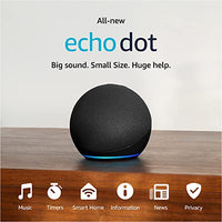 
              Amazon Echo Dot (5th Gen, 2022 release) | With bigger vibrant sound, helpful routines and Alexa | Charcoal
            