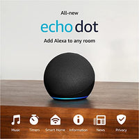 
              Amazon Echo Dot (5th Gen, 2022 release) | With bigger vibrant sound, helpful routines and Alexa | Charcoal
            