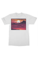 
              Mountain Sunset Silhouette gildan mens t shirt
            