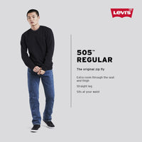 
              Levi's Men's 505 Regular Fit Jeans (Also Available in Big & Tall), Goldentop, 36W x 29L
            