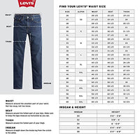 
              Levi's Men's 505 Regular Fit Jeans (Also Available in Big & Tall), Goldentop, 36W x 29L
            