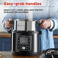 
              Instant Pot Pro (8 QT) 10-in-1 Pressure Cooker, Slow Cooker, Rice/Grain Cooker, Steamer, Sauté, Sous Vide, Yogurt Maker, Sterilizer, and Warmer, Includes App With Over 800 Recipes, Black
            