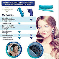 
              The Sleep Styler - As Seen on Shark Tank - Heat Free Curlers,. Includes 8 Mini (3 Inch) Rollers
            