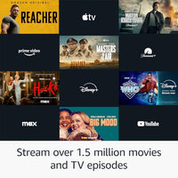 
              Amazon Fire TV Stick 4K streaming device, more than 1.5 million movies and TV episodes, supports Wi-Fi 6, watch free & live TV
            