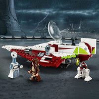 LEGO Star Wars OBI-Wan Kenobi's Jedi Starfighter 75333 Building Toy Set - Features Minifigures, Lightsaber, Clone Starship from Attack of The Clones, Great Gift for Kids, Boys, and Girls Ages 7+