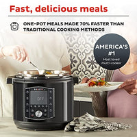 
              Instant Pot Pro (8 QT) 10-in-1 Pressure Cooker, Slow Cooker, Rice/Grain Cooker, Steamer, Sauté, Sous Vide, Yogurt Maker, Sterilizer, and Warmer, Includes App With Over 800 Recipes, Black
            