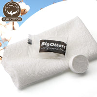 
              BigOtters 100PCS Compressed Towel, Disposable Compressed Towel Tablets, Bulk Coin Tissues, Portable Mini Compressed Camping Towels for Travel Home and Outdoor Activities
            