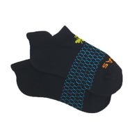 
              BOMBAS kids Originals Ankle Socks 3 pack, XS, Black/multicolor, X-Small
            