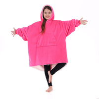 
              THE COMFY JR | The Original Oversized Microfiber & Sherpa Wearable Blanket for Kids, Seen On Shark Tank, One Size Fits All (Neon Pink)
            