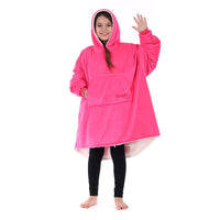 
              THE COMFY JR | The Original Oversized Microfiber & Sherpa Wearable Blanket for Kids, Seen On Shark Tank, One Size Fits All (Neon Pink)
            