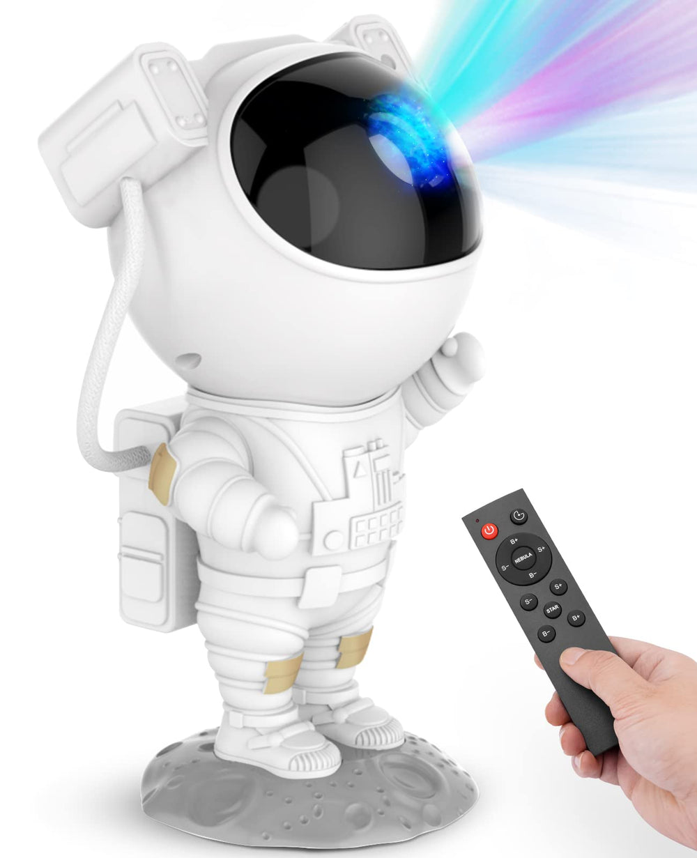 Star Projector Galaxy Night Light - Astronaut Space Projector, Starry Nebula Ceiling LED Lamp with Timer and Remote, Kids Room Decor Aesthetic, for Christmas, Birthdays, Valentine's Day