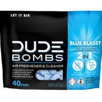 DUDE Bombs - Toilet Stank Eliminator - 1 Pack, 40 Pods - Fresh Scent 2-in-1 Stank Eliminator + Toilet Bowl Freshener - Refreshing Blend of Lavender, Cedar, Lime, and Eucalyptus