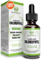 
              Benevolent Chlorophyll Liquid Drops, 4 Month Supply Liquid Chlorophyll Supplement for Internal Deodorizer & Radiant Skin, Potent Chlorophyll Liquid Extract with Rich Antioxidants, Minty Flavor
            