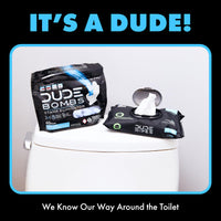 
              DUDE Bombs - Toilet Stank Eliminator - 1 Pack, 40 Pods - Fresh Scent 2-in-1 Stank Eliminator + Toilet Bowl Freshener - Refreshing Blend of Lavender, Cedar, Lime, and Eucalyptus
            