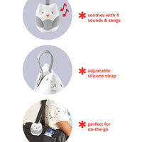 Skip Hop Portable Baby Soother, Stroll & Go, Owl