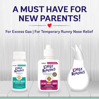 
              Little Remedies, New Baby Essentials Kit, 6 Newborn Essentials, Saline Nasal Spray, Gas Relief Drops, Gripe Water, Fever Reliever, & Diaper Ointment
            