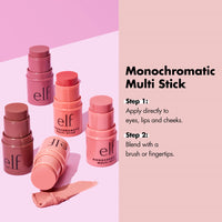 
              e.l.f. Monochromatic Multi Stick, Creamy, Lightweight, Versatile, Luxurious, Adds Shimmer, Easy To Use On The Go, Blends Effortlessly, Sparkling Rose, 0.17 Oz
            