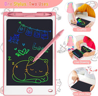 
              Hockvill LCD Writing Tablet for Kids 8.8 Inch, Kids Toys for Girls Boys Drawing Pad for 3 4 5 6 7 8 Year Old Kid, Toddler Drawing Doodle Board Travel Essentials Christmas Birthday Gift for Kids -Pink
            