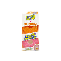 
              Scrub Daddy Household Cleaning Sponges - Special Edition Dunkin' Kit - Dish Scrubber + Non Scratch Sponges for Kitchen, Bathroom + Multi-Surfaces - 1 Scrub Mommy + 1 Scrub Daddy (2 Count)
            