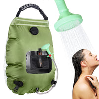 
              Unniweei Solar Portable Shower Bag, 5 Gal/20L Solar Heating Camping Shower Bag with Removable Hose&On-Off Switchable Shower Head, Compact Camping Shower for Camping, Hiking, Traveling, Beach Swimming
            