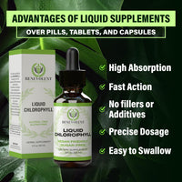 
              Benevolent Chlorophyll Liquid Drops, 4 Month Supply Liquid Chlorophyll Supplement for Internal Deodorizer & Radiant Skin, Potent Chlorophyll Liquid Extract with Rich Antioxidants, Minty Flavor
            