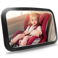 
              Shynerk Baby Car Mirror, Safety Car Seat Mirror for Rear Facing Infant with Wide Crystal Clear View, Shatterproof, 360° Rotation, Crash Tested and Certified
            