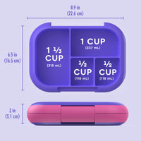 
              Bentgo® Kids Chill Leak-Proof Lunch Box - Included Reusable Ice Pack Keeps Food Cold; 4-Compartment Bento Lunch Container; Microwave & Dishwasher Safe; 2 Year Manufacturer Warranty (Electric Violet)
            