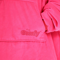 
              THE COMFY JR | The Original Oversized Microfiber & Sherpa Wearable Blanket for Kids, Seen On Shark Tank, One Size Fits All (Neon Pink)
            