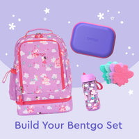 
              Bentgo® Kids Chill Leak-Proof Lunch Box - Included Reusable Ice Pack Keeps Food Cold; 4-Compartment Bento Lunch Container; Microwave & Dishwasher Safe; 2 Year Manufacturer Warranty (Electric Violet)
            