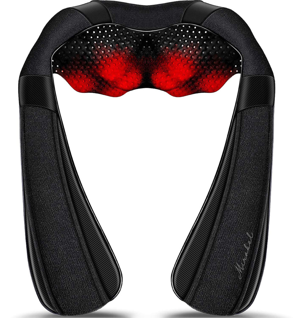 Mirakel Neck Massager, Shiatsu Back Neck Massager with Heat, Electric Shoulder Massager Pillow for Neck, Back, Shoulder, Foot, Leg, Muscle Pain Relief, Christmas, Fathers, Mothers Day, Birthday Gifts