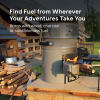 
              EcoZoom Rocket Stove Heavy Duty Portable Camp Stove for Outdoor Cooking, Versa Dual-Fuel (Wood & Charcoal)
            