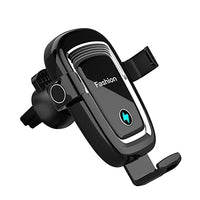 15W Fast Charging Wireless Auto-Clamping Car Charger - Fast Automatic Clamping Charging Mount Dock Wireless Car Charger - Smart Sensor Vent Mount Mobile Phone Bracket Stand