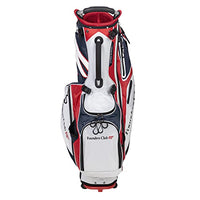 
              Founders Club Rugged Aluminum Golf Stand Bag for Walking The Golf Course Light Weight 6 Way Full Length Divider with Dual Padded Carry Strap (Red White Blue)
            