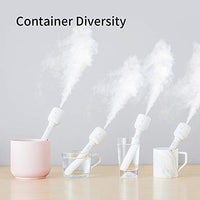 Mini Portable Humidifiers, Max 14Hrs Travel Personal Battery Operated Humidifier with Container Diversity, Auto Shut-Off, Ultra-Quiet, USB Rechargeable Humidifier for Travel/Car/Bedroom/Office/Plants