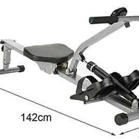 MGIZLJJ Rowing Machines, Rowing Machine,Household Aerobic Rowing Machine Foldable,Adjustable Resistance,Fitness Equipment,Metal Rowing Machine for Home Use