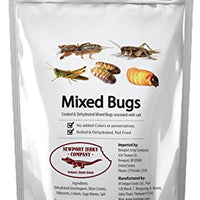 NEWPORT JERKY COMPANY Edible Insects | Bag of Mixed Edible Bugs | Edible Grasshoppers | Edible Crickets | Silk Worms and Sago Worms | Edible Bug Gift Sampler Pack for Humans