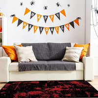 
              Area Rug Living Room Rugs - Halloween Extra Large Area Rug, Bat/Web/Pumpkin/Skull Pattern, Stain Resistant Anti Slip Backing Rugs, for Living Room Bedroom Dining Carpet Room (47.24×31.5in, A)
            